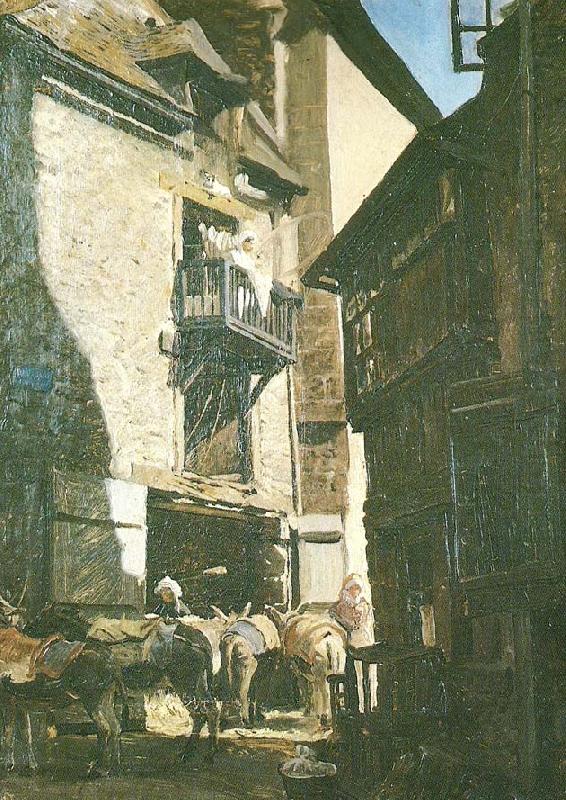 Peder Severin Kroyer gade i st china oil painting image